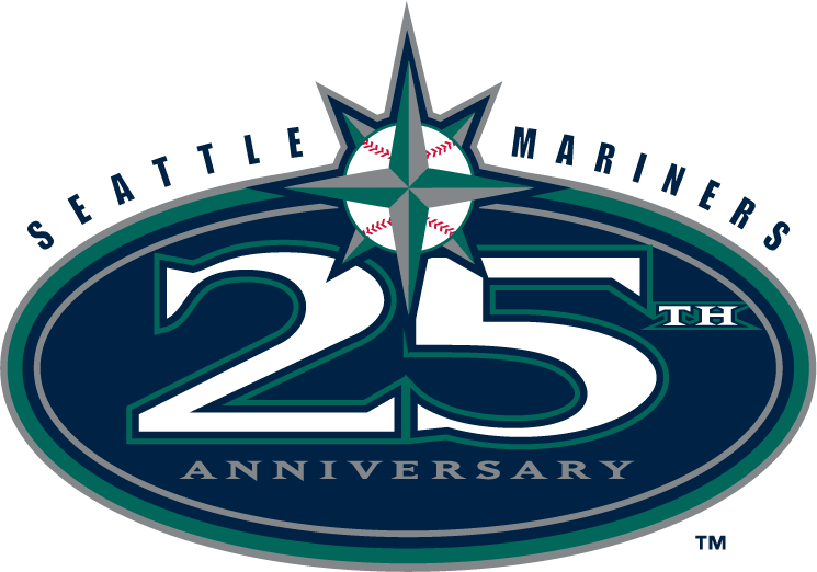 Seattle Mariners 2002 Anniversary Logo iron on transfers for clothing